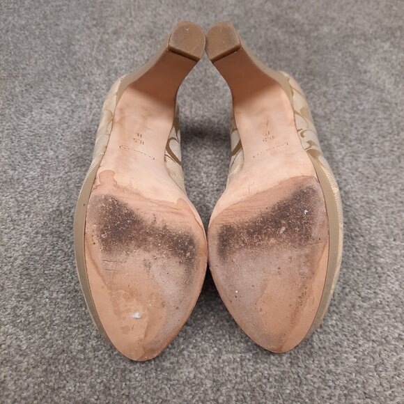 Coach Breana Logo Heel Platform Heels Pumps - Picture 11 of 12
